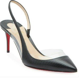 Christian Louboutin Optisexy 70 Version Black Calf Zarli -Perfect Condition!